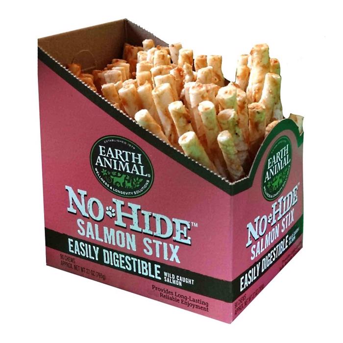 Earth Animal No-Hide Stix Dog Salmon 1 st