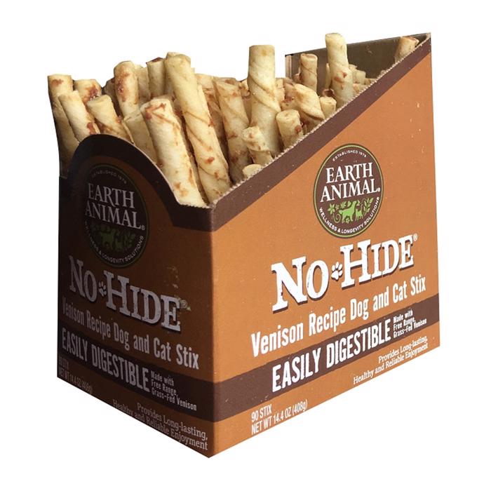 Earth Animal No-Hide Stix Dog Venison 1 st