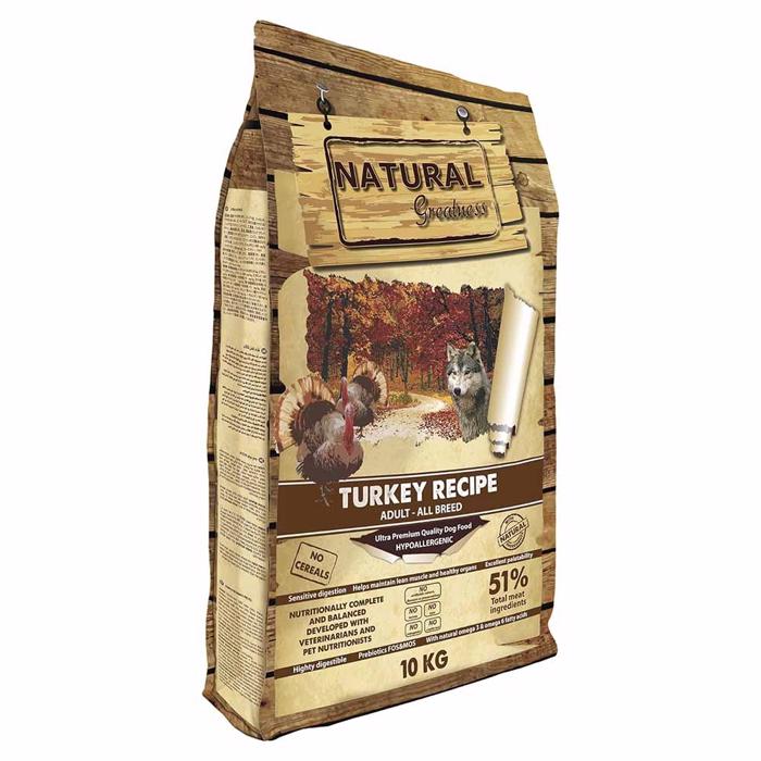 Natural Greatness Ultra Premium spannmålsfri KALKON 10 kg
