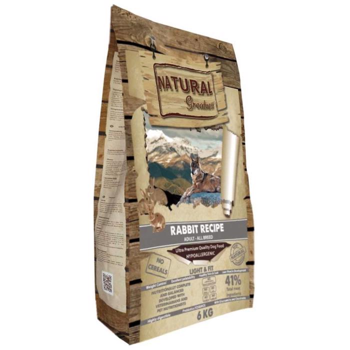 Natural Greatness Ultra Premium Spannmålsfri KANIN Light & Fit 6kg