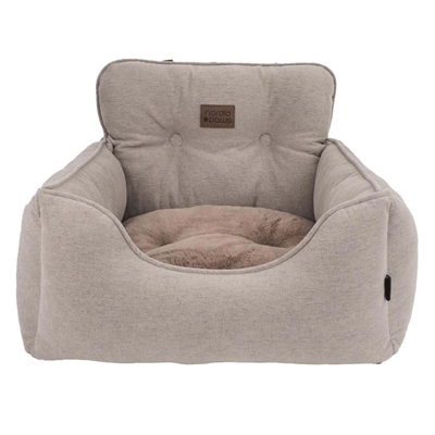 Nordic Paws Bilbarnstol För Hunden Design Luno Beige