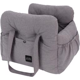 Nordic Paws Comfort Designer Bilbarnstol & Säng StoneGrey