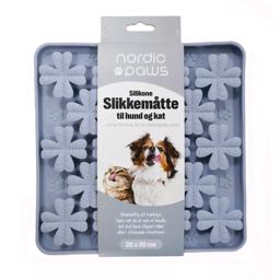 Nordic Paws Lick Mat För Mat & Aktivering Grå Blomma