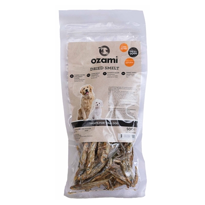 Ozami Dried Smelt 100% Naturligt Torkat Fiskesnack 50g