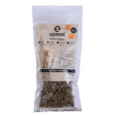 Ozami Fish Cubes 100% Naturligt Torkade Fiskkuber 100g