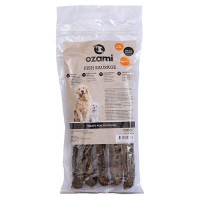 Ozami Fish Sausage 100% Naturliga Fiskkorvar 100g