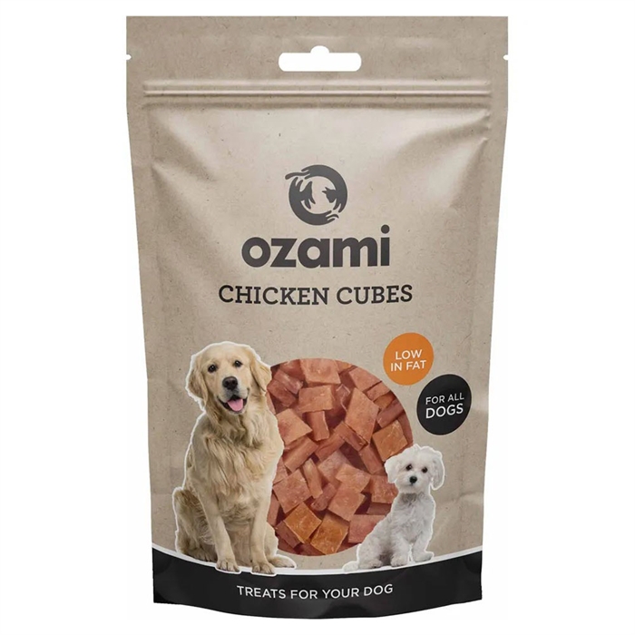 Ozami Natural Dog Treats Kycklingkuber 100g