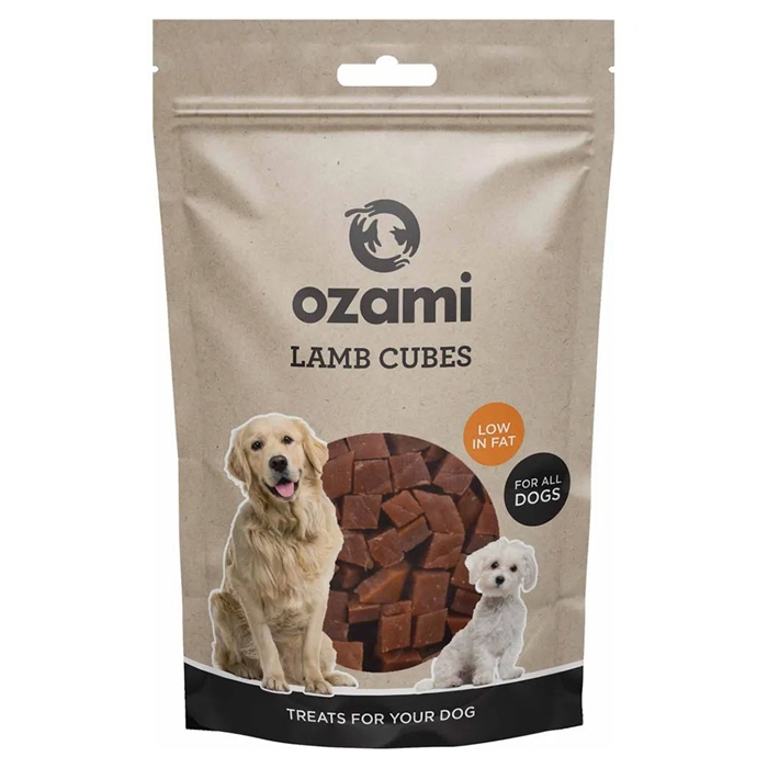 Ozami Natural Dog Treat Lammkuber 100g