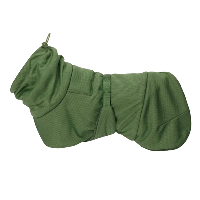 Paikka Drying Coat 2GO Torkdräkt för hundar i olivgrön