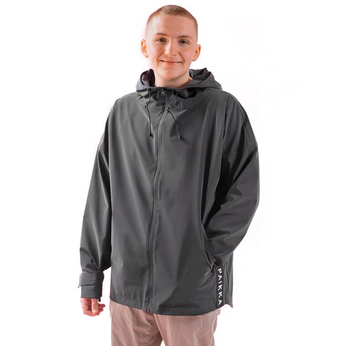 Paikka Recovery Synlighet Reflekterande regnrock Unisex mörkgrå