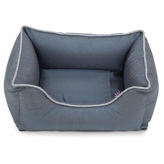 Paros Lux Hundsäng med Värme och Kyla Effekt i Kudden Grå SMALL