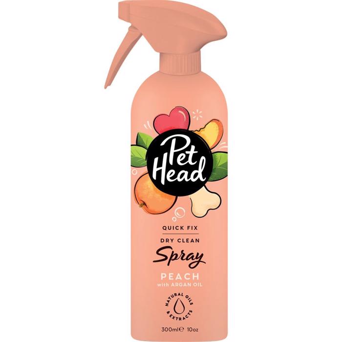 Pet Head Dry Shampoo Spray för hunden Quick Fix med persika 200 ml