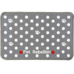 Pet Rebellion Dinner bordstablett Dotty Grey