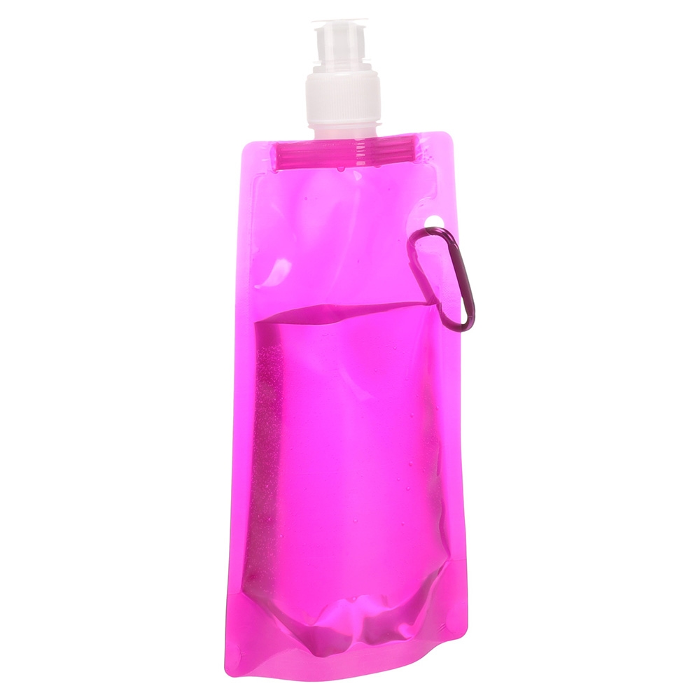 Flamingo Hopfällbar Vattenflaska 450ml PINK