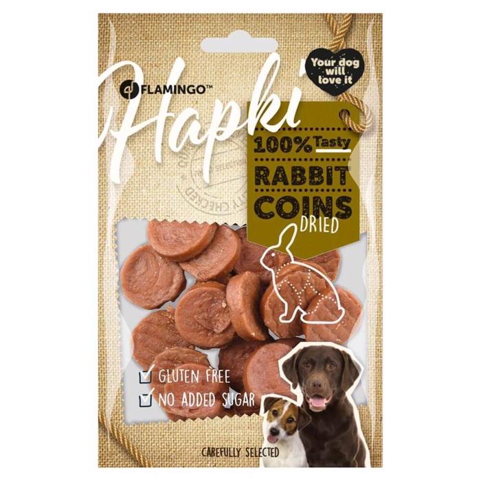 Hapki Rabbit Coins Torkade Kaninmynt 85g