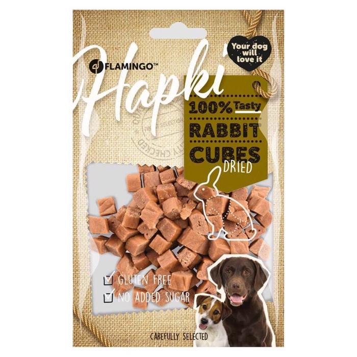 Hapki Rabbit Cubes Torkade Mini Bitar Med Kanin 85g