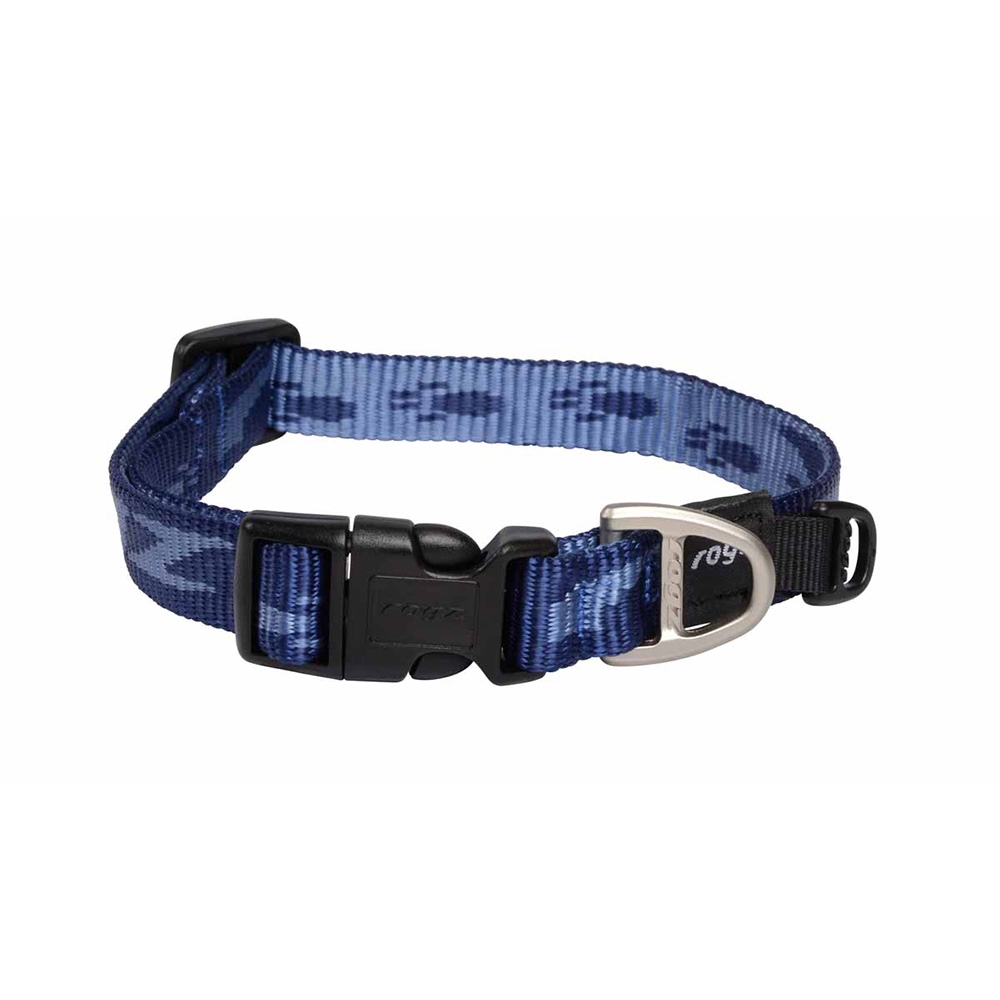 Rogz Alpinist Classic Hundhalsband Blå