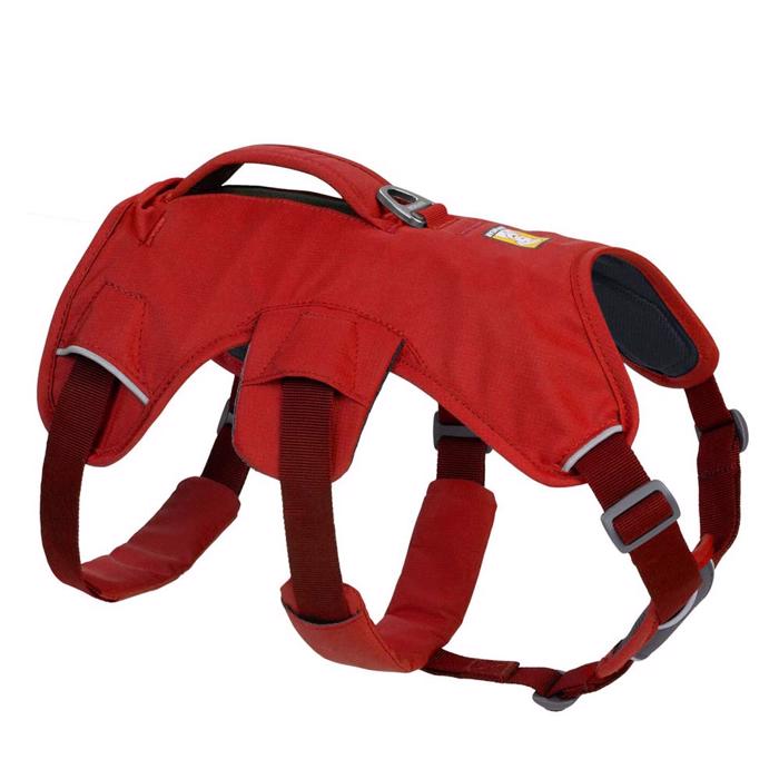 Ruffwear Web Master Escape Proof Dog Sele Röd Sumac