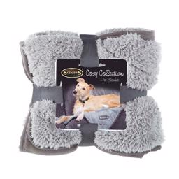 Scruffs Cozy Collection Pet -filt Soft Luxury Matta Grey