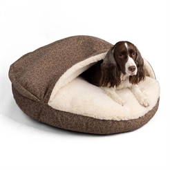 SnooZer Cozy Cave Hundkoja Luxury Show Dog Design Merlin Camel