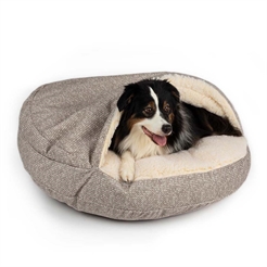SnooZer Cozy Cave Hundkoja Luxury Show Dog Design Merlin Linen