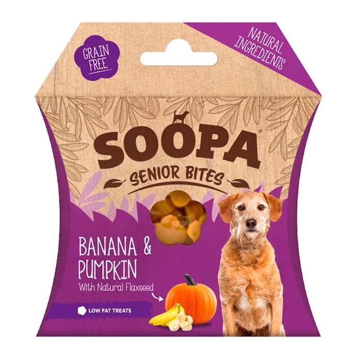 Soopa Vegan Healthy Bites Banan, Pumpa & Linfrö Senior 50g