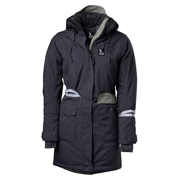 DogCoach Hundelufer Parka Damjacka Modell Luna Vol. 8.0 Svart