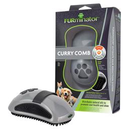 FURminator Currycomb Rubber Massageborste För Hundar