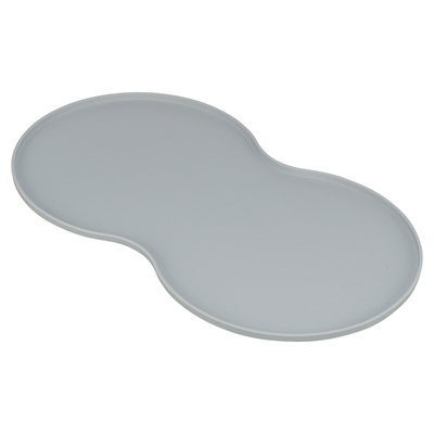 Trixie foderunderlägg för 2 skålar i grått