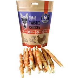TreatEaters Twisted Chicken Chewy Sticks With Kycklingfilé Ca. 180 g