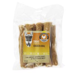 TreatEaters Chicken Roll Tuggben Belagda med Kyckling 8-PACK 350gr