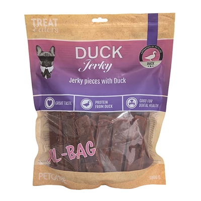 TreatEaters Duck Jerky Strimlor av Ank- och Nötkött 1kg