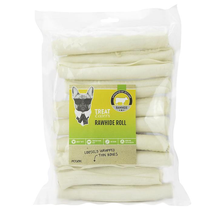 TreatEaters Rawhide Roll Rawhide Chews 10-PACK 400gr
