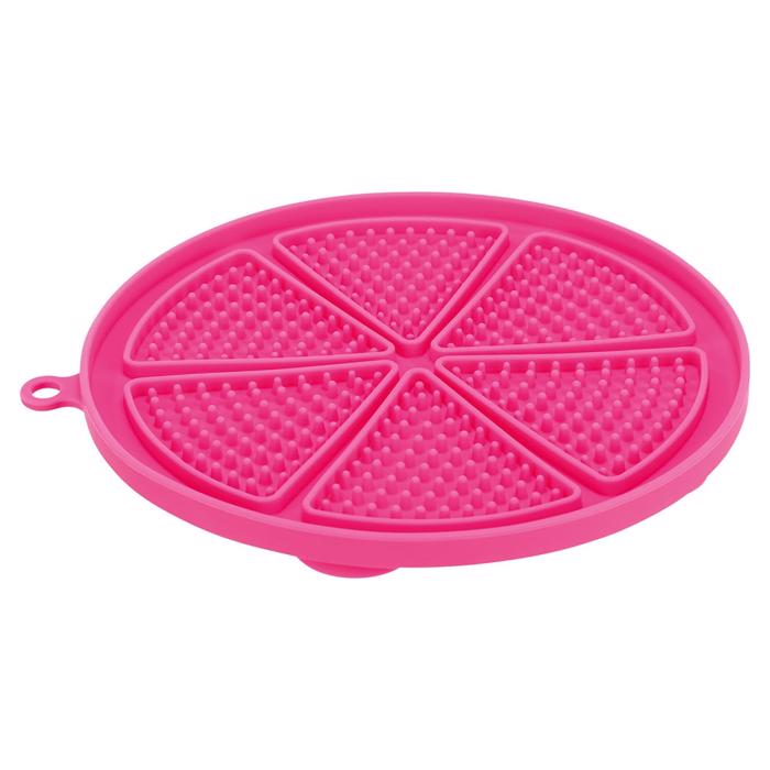 Trixie Lick\'n\'Snack Mat Rund Lollipop Mat med sugkoppar Rosa