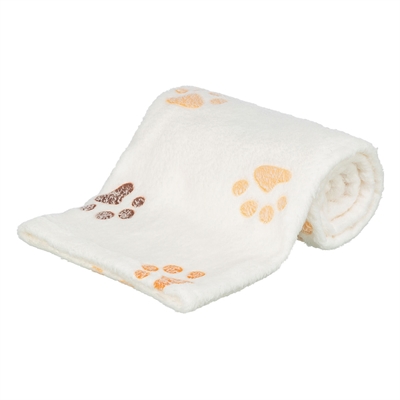 Hundfleecefilt Modell LINGO Vit Beige