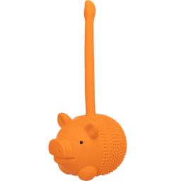 Trixie FUN Latex Djurbolle Den Orange Busiga Grisen