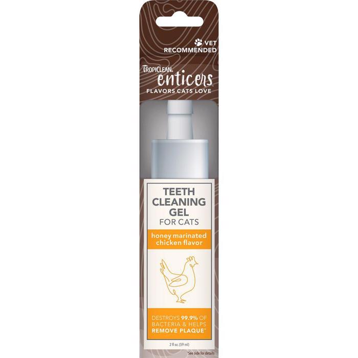 Tropiclean Enticers Tooth Gel For Cat Honungsmarinerad kyckling 59ml