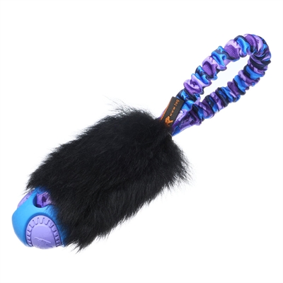 Tug-e-nuff Pocket Powerball Magnet Fårskinns Dummy m. Boll 30cm Lila & Blå