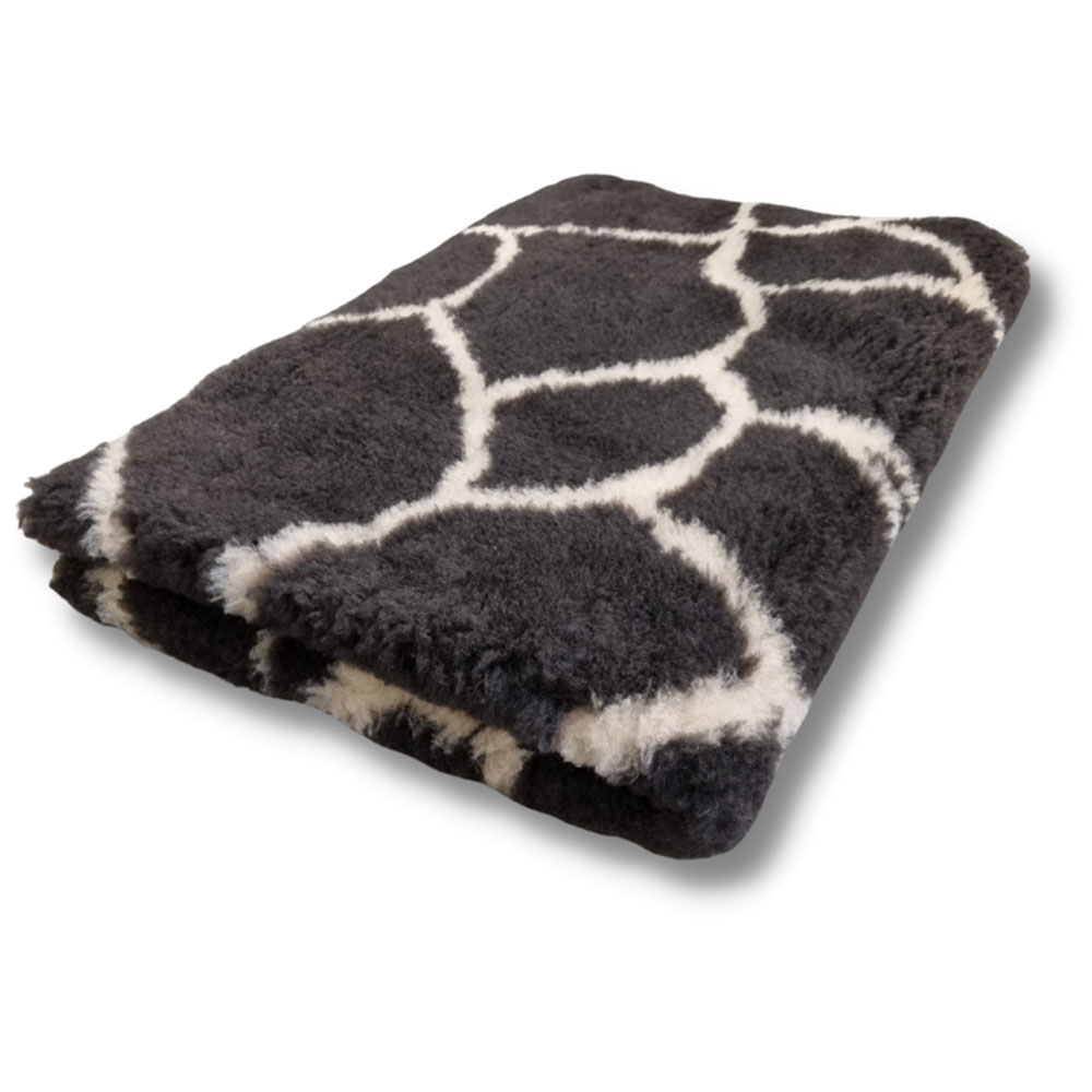 Vet Bed Extra Soft Design Brown & Beige Giraff 100 x 150 cm