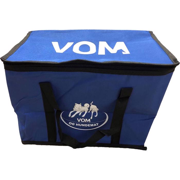 VOM Den berömda mörkblå kylväskan med VOM-logotyp