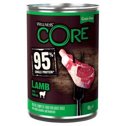Wellness Core 95% Single Protein Våtfoder For The Dog Lamm 400g
