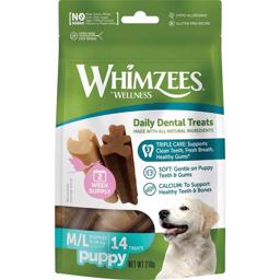 Whimzees Dental Chews For Puppies 14 st M/L TwoWeekPack