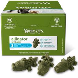Whimzees Tuggummi Alligator Liten Glutenfri Vegan 150st