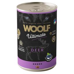 Woolf Ultimate Wet Dog Food with Deer & Blueberries 400g