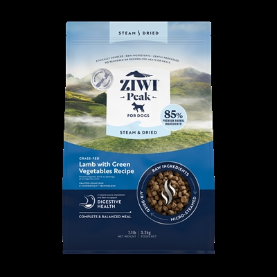 ZiwiPeak Hundfoder Steam & Dried Lamb 3,2 kg - SEP DATOVARER