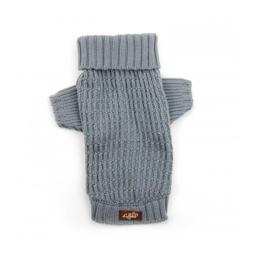 All For Paws Fishermans Sweater Stickad Grå