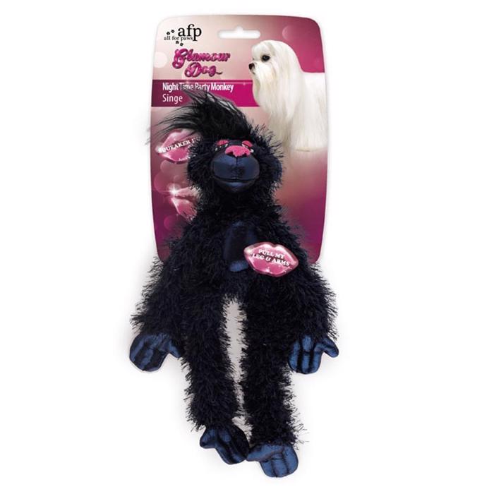 All For Paws Plyschleksak Glamour Night Time Black Party Monkey