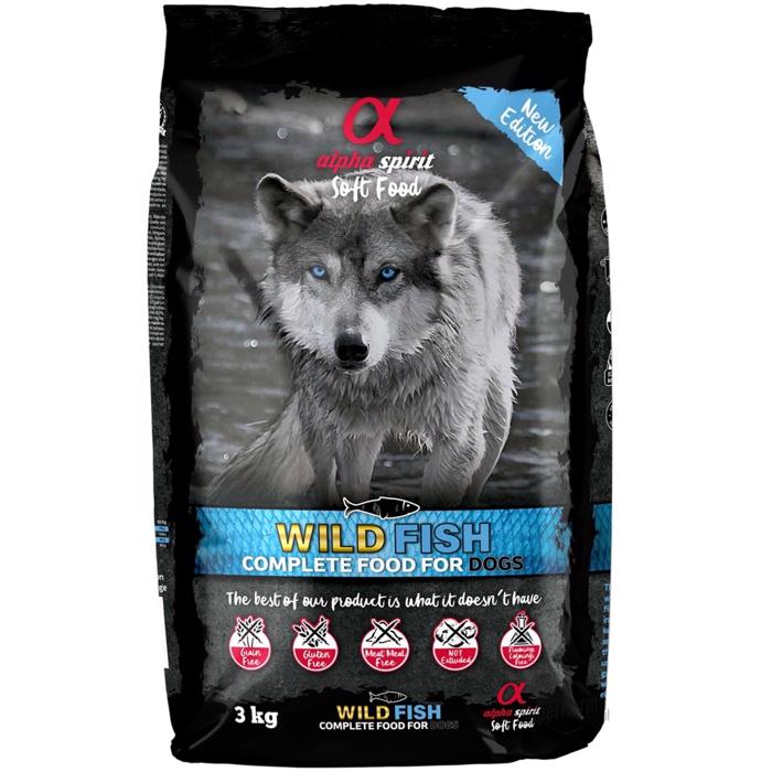 Alpha Spirit Semi Moist Complete Feed Wild Fish 3 kg