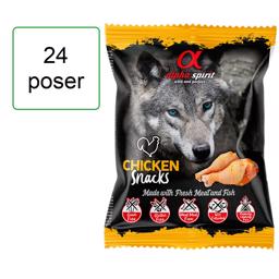 Alpha Spirit Grain Free Treats With CHICKEN I Bag 50gram MEGA KÖP 24 påsar
