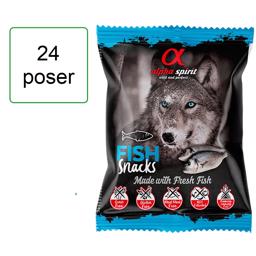 Alpha Spirit Grain Free Treats With FISH In Bag 50gram MEGA KÖP 24 påsar